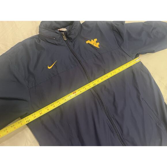 Nike West Virginia Mountaineers 2XL XXL Blue/Yellow Full-Zip Jacket - Picture 5 of 6